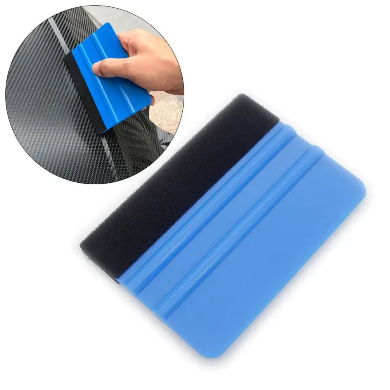 Car Window Vinyl Wrapping Tool Scraper Squeegee with Felt Edge Styling Stickers Tinting Cleaning Tool Accessories