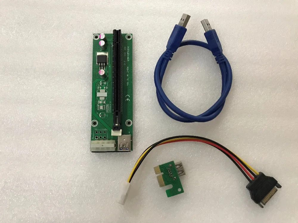 Удлинительный кабель ETH ZCASH MINER Кабель USB 3 0 PCI E 60 см для карт графического