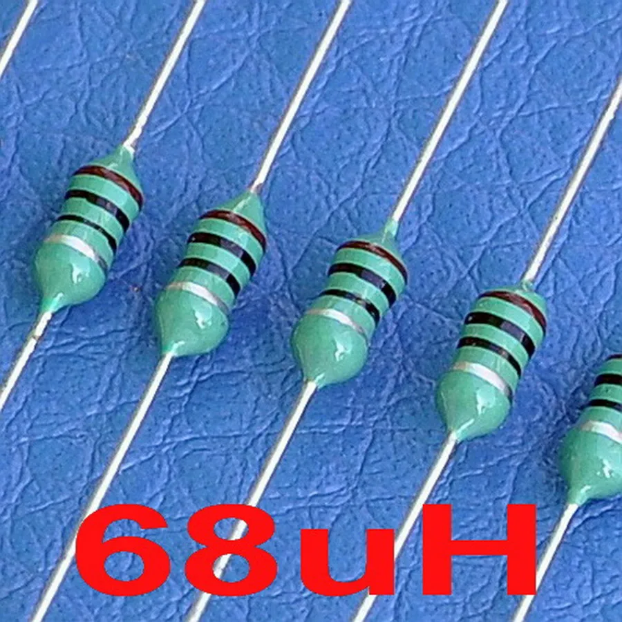 

( 50 pcs/lot) 68uH Axial Color Ring Fixed Inductor, 0307, 1/4W