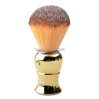 

CSB Gold Handle Soft Yellow White Tip Synthetic Fibre Men Shave Brushes