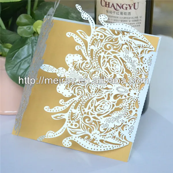 Purple Fancy Paper Laser Cut Indian Wedding Cards 80pcs Lot 2017 Laser Cut Wedding Invitations Invitation Cards For Decorations Latest Indian Card Designs In From Home