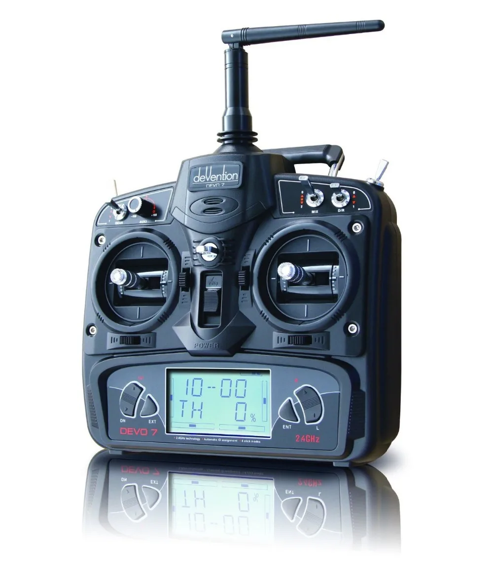 

F09065 Walkera Devo 7 DEVO7 Transmitter 7 Channel DSSS 2.4G Transmitter Without Receiver for Walkera Helis Helicopter