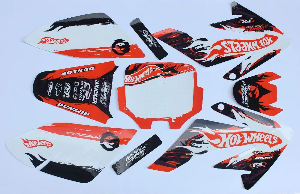 3m наклейка для CRF70 графика HOT WHEEL