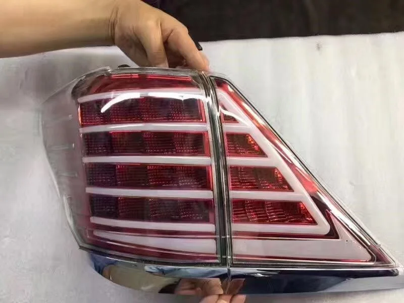 Наружные автомобильные лампы светодиодный задний фонарь подходит для TOYOTA Alphard Vellfire 2007-2013 задний фонарь в сборе - Цвет: RED COLOR