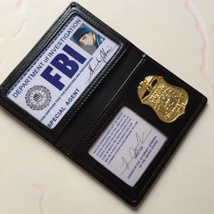 Японский аниме персонажи детектива Конана Akai Shuuichi металлический значок ID card чехол держатель для косплея реквизит accsssory