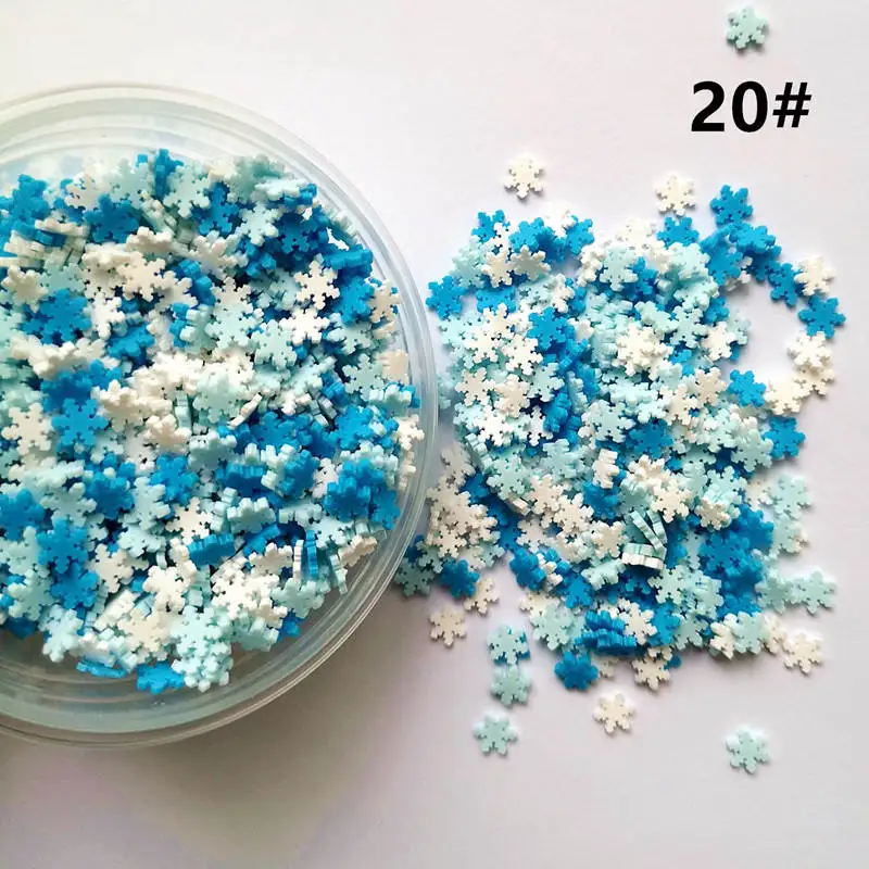 100g Mixed Color Clay Chocolate Sprinkles Heart Shaped DIY Parts Fake Cake Decorating Polymer Clay Sweets Deco Decoration 