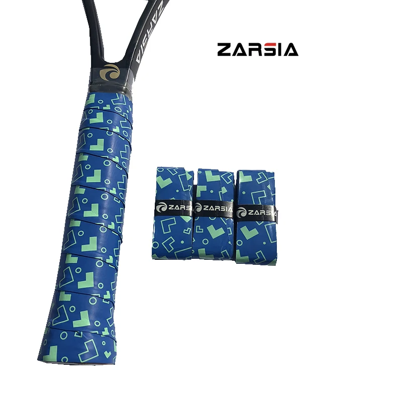 

10pcs ZARSIA New Sticky feel Tennis grips various printing pattern badminton racket grips fragrant tennis overgrips