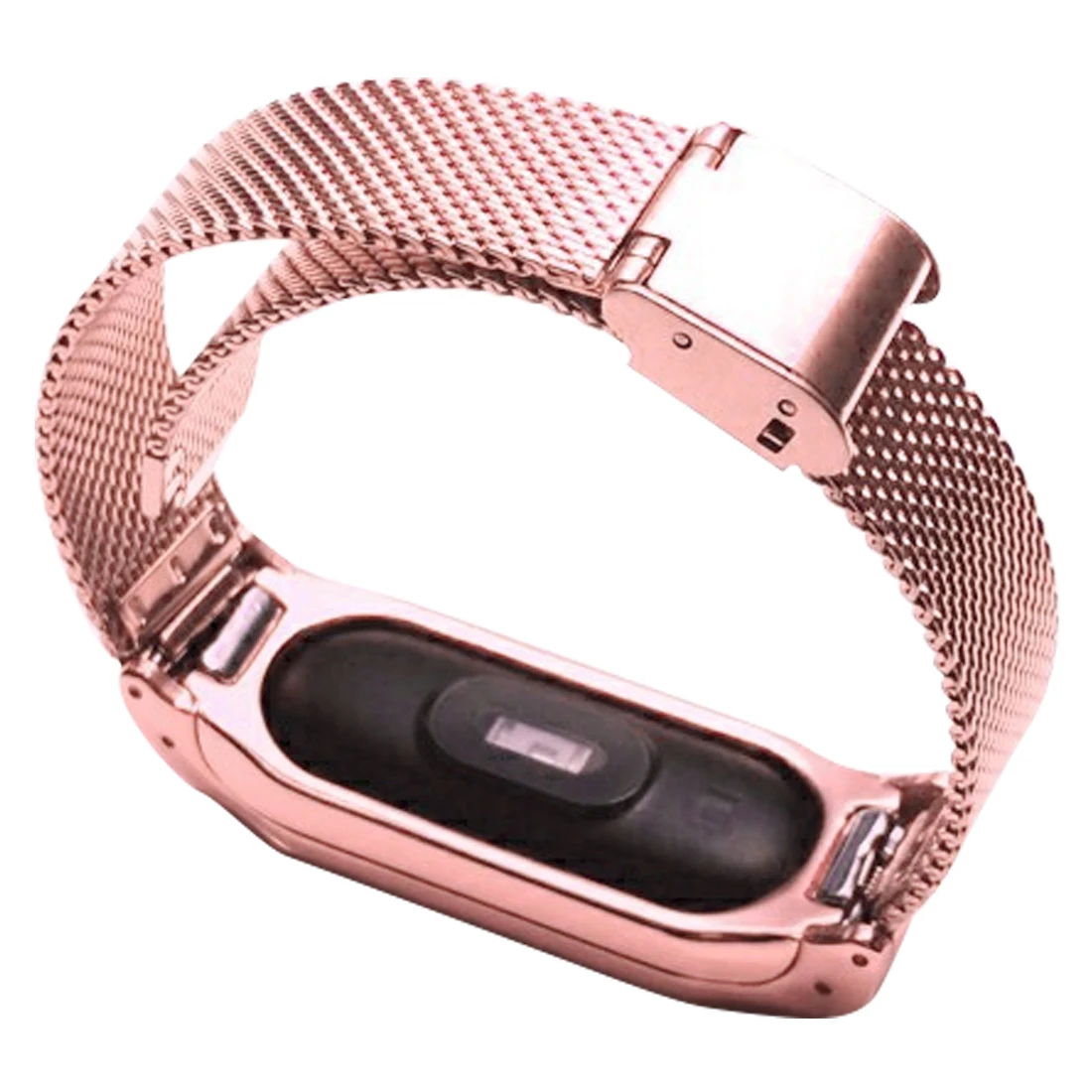 Новый металлический ремешок для Xiaomi Mi Band 2 кожаные ремешки Браслет Магнитная