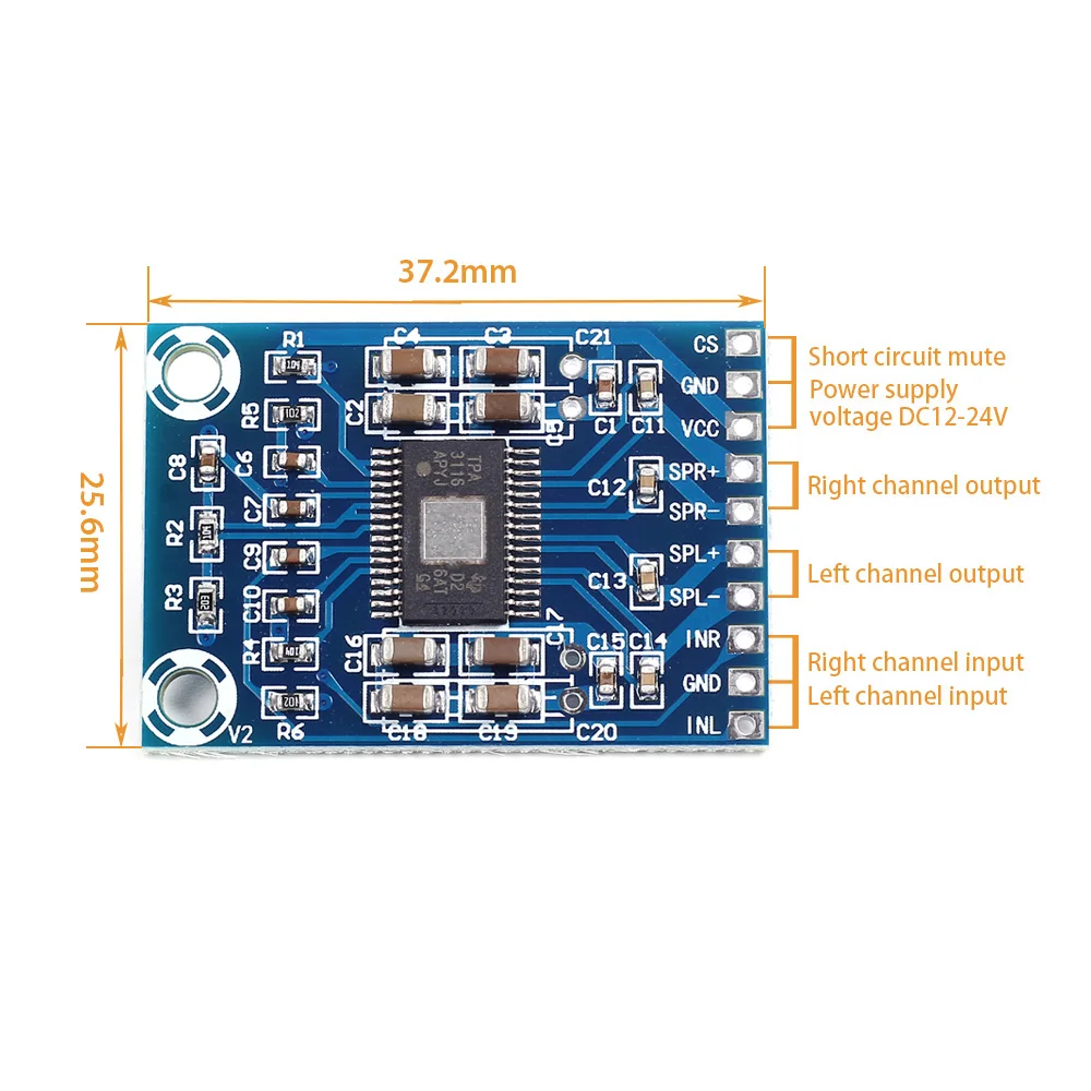 Мощность Bluetooth цифровой усилитель модуль 2*50 Вт 2*80 Вт 2*120 Вт 2*150 Вт двухканальный TPA3116D2 аудио стерео цифровой усилитель