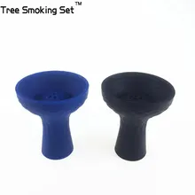 1 шт. новая силиконовая чаша для кальяна с одним отверстием, силиконовая головка для кальяна, угольный шланг, моль, керамическая чаша, фольга, дерево, набор для курения