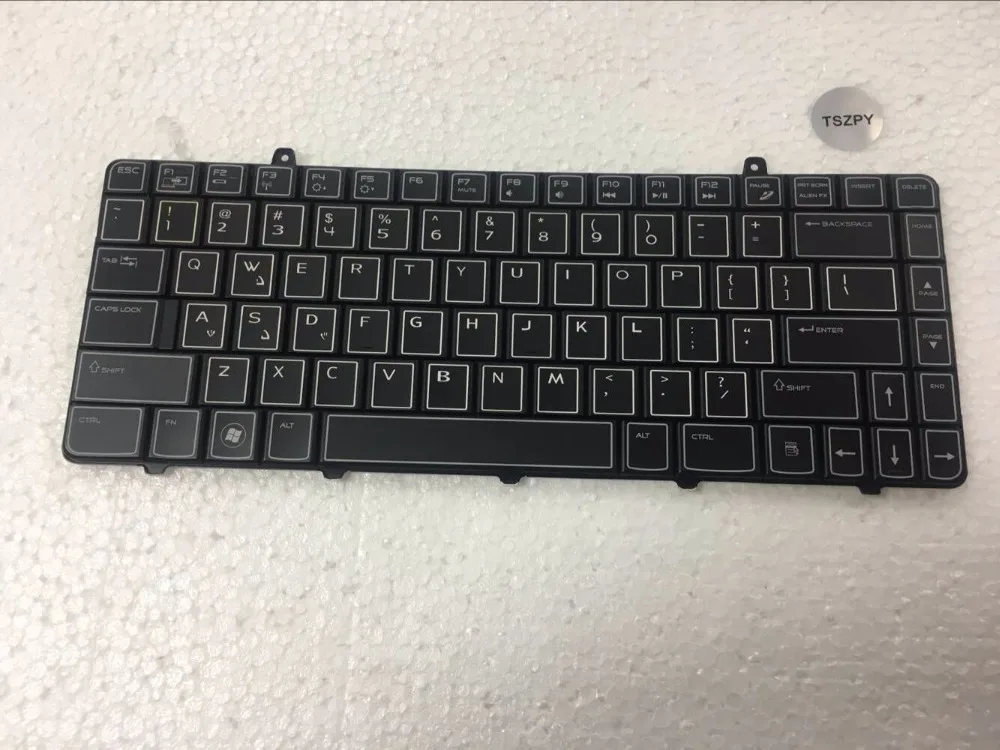 

Laptop Keyboard For Dell Alienware M11X R2 M11X R3 replacement keyboard US Layout With backlit and black color