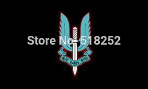 Флаг специального авиаперевозки S.A.S 3x5 футов 150x90 см баннер 100D полиэстер латунные
