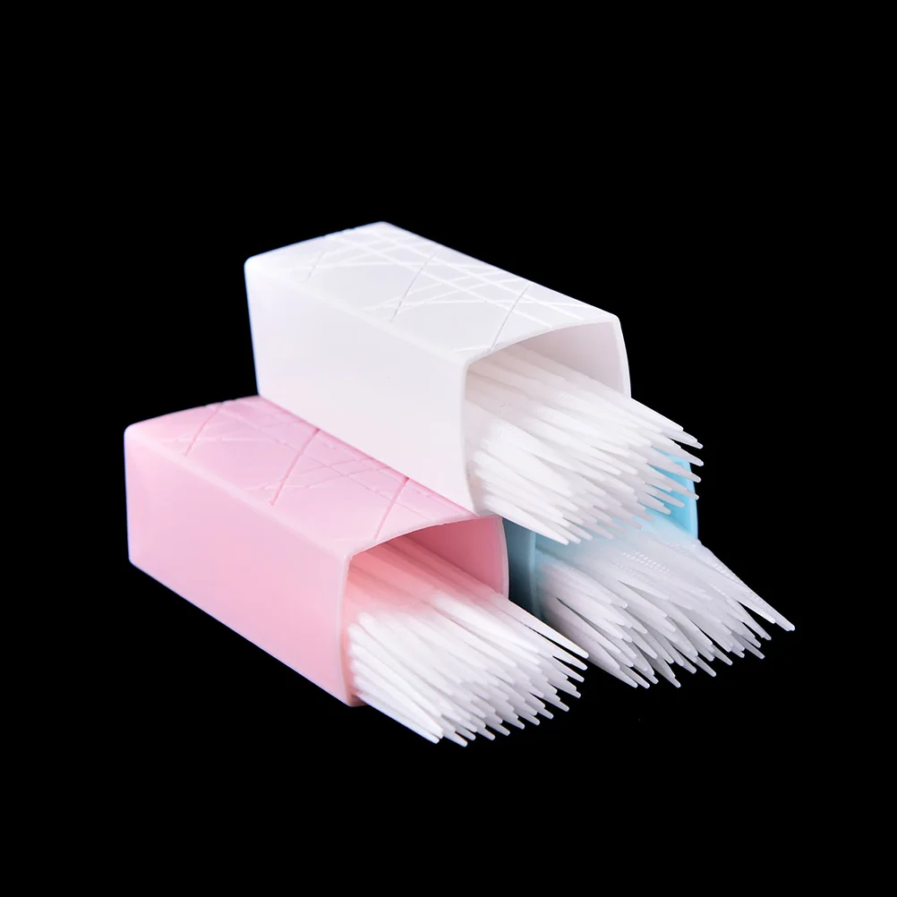60 шт. Экологичные пластиковые зубочистки удаляют зубной налет там, где ваша щетка не может достичь портативной межзубной щетки или зубочистки