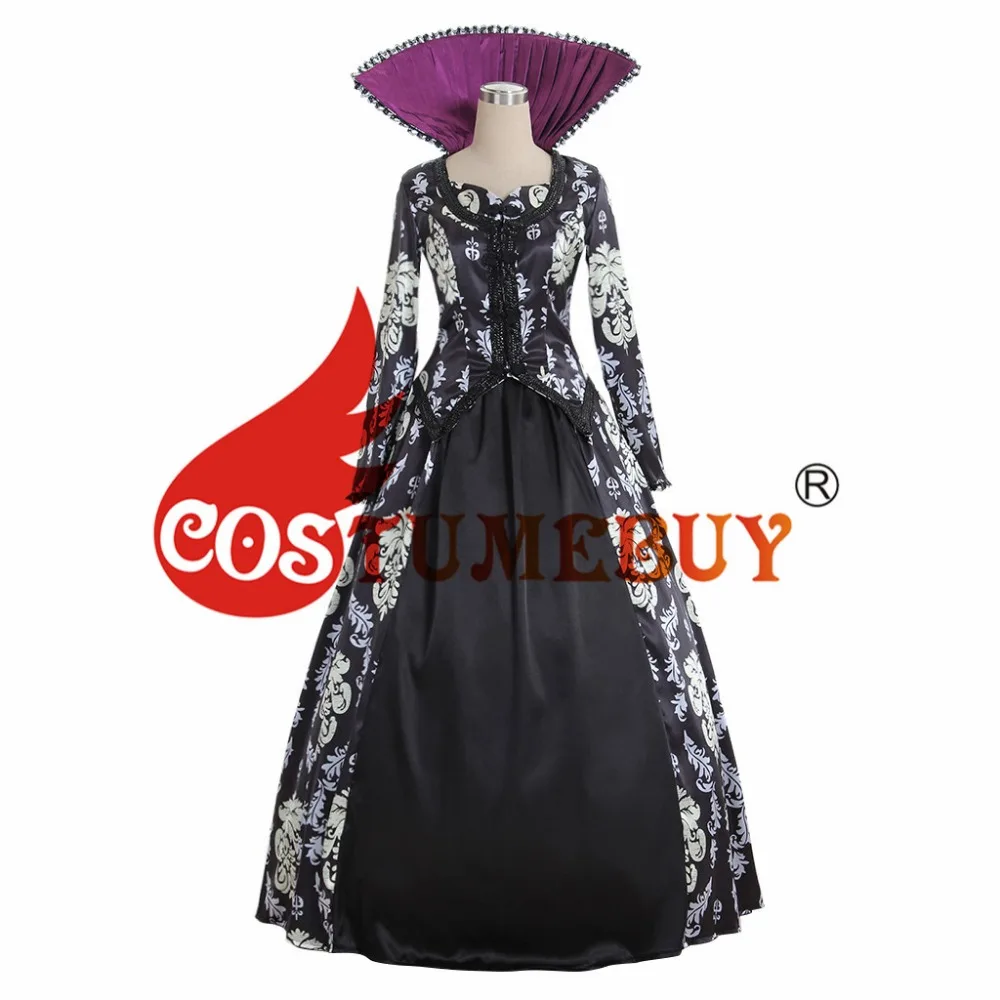 CostumeBuy Once Upon A Time, Регина, костюм Миллз, платье для женщин, средневековое свадебное платье, любой размер, L920