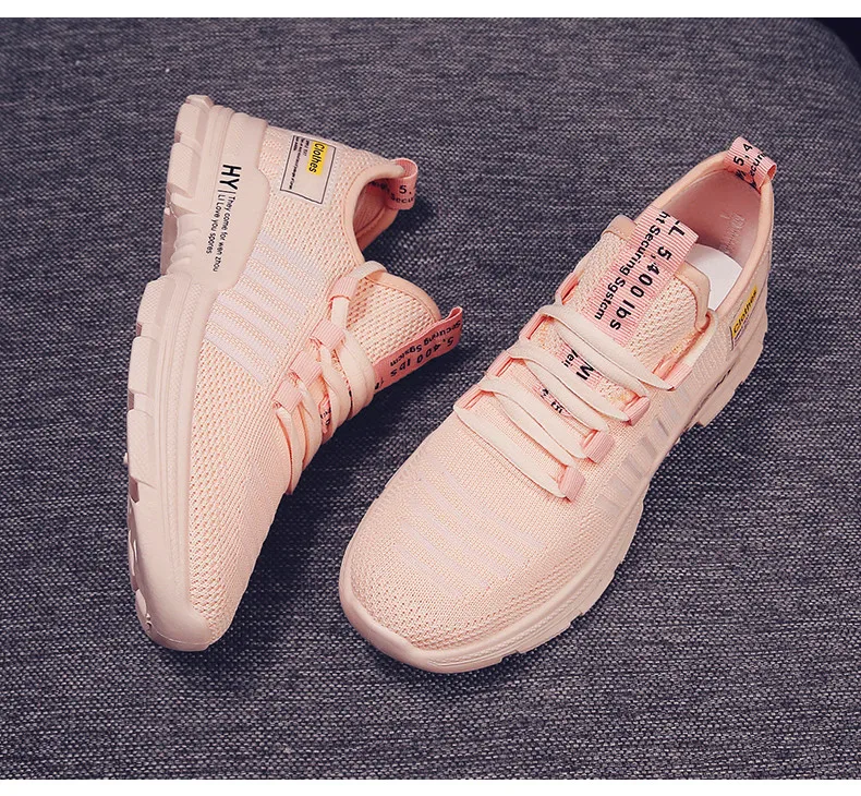 Comfortable inner ladies casual shoes 360 degree breathable wicking sports shoes women's vulcanized shoes beautiful and generous