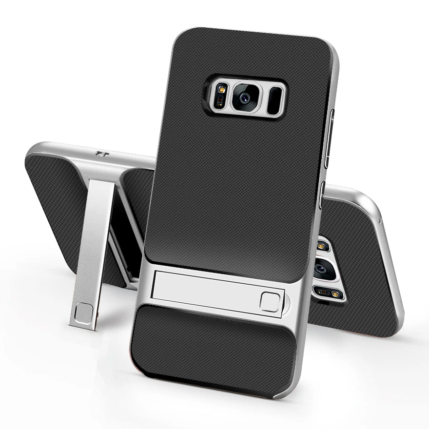 Чехол для Samsung S8 S9 plus гибридный армированный чехол из поликарбоната и ТПУ с