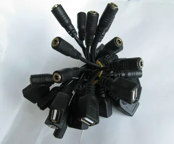 

3 Article F/ F 10cm Straight USB A 2.0 Female Power Supply Charging Cable to DC 3.5x1.35mm Female Connector Cord Conversion line