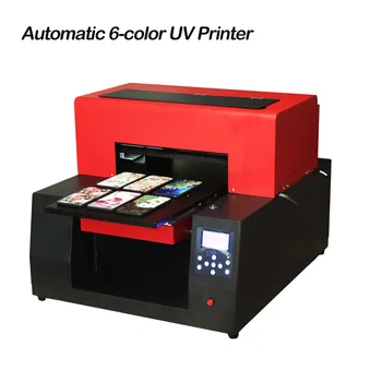 

Automatic 6 color A3 UV Printer LED UV Flatbed Printer Inkjet Printer for Cylinder, Bottle, Phone Case, T-shirt Printing
