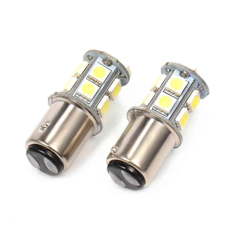2PCS Led 1157 5050 13SMD LED 1157 BAY15D P21/5W Dual Filament Brake