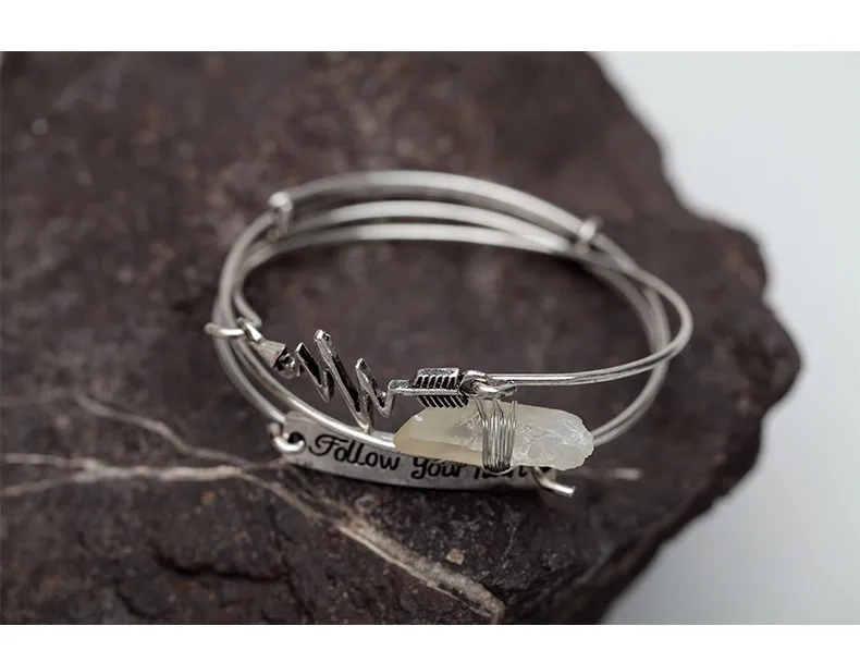 3 beautiful simple Bangles in sparkling gold and silver colors