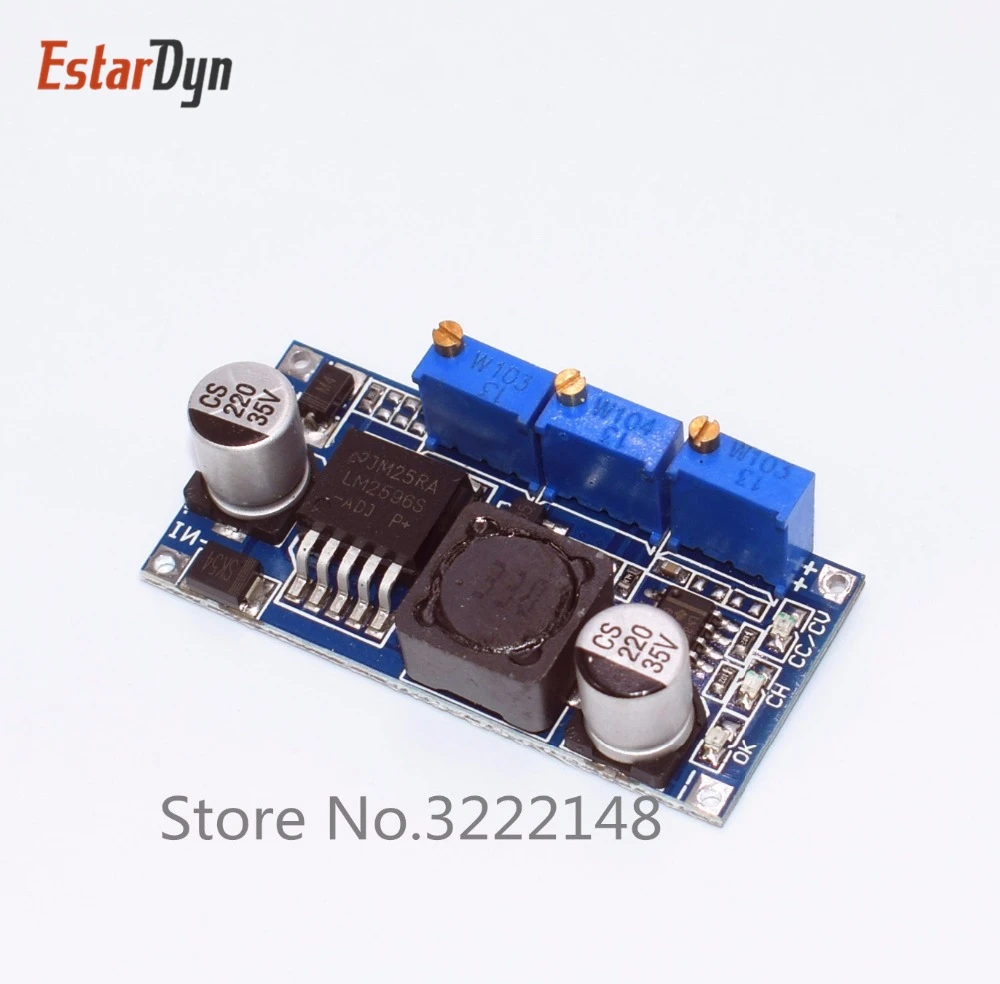 

1pcs LM2596 LED Driver DC-DC Step-down Adjustable CC/CV Power Supply Module B62
