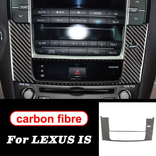 Для LEXUS IS250C300 350C внутренняя отделка из углеродного волокна кондиционер CD-навигация панель управления decoration2006-2012accessories - Название цвета: Air Panel