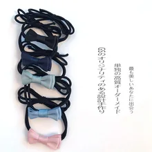 1 шт. веревка для волос для девочек Милая Лента Цвет Хлопок бантик из тесьмы для волос выпрямитель мягкая кожа Bean паста G0409