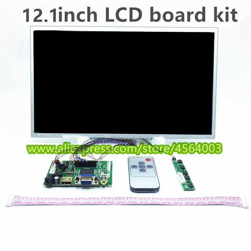 12,1 дюймов LVDS 40 pin ЖК-экран плата контроллера LP121WX3 B121EW09 N121IB-L06 LTN121AT06 плата драйвера дисплей монитор HDMI VGA