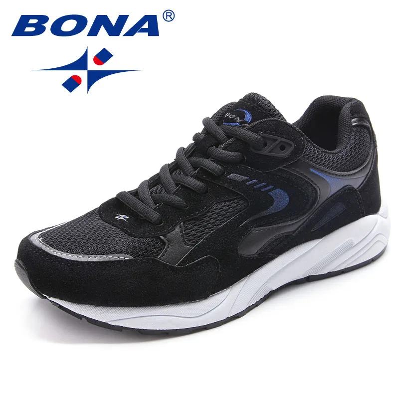 Cena BONA New Arrival klasyki w stylu kobiet buty do biegania zasznurować damskie buty sportowe na zewnątrz buty do biegania miękkie darmowa wysyłka