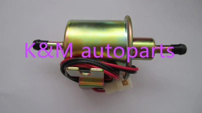 High quality free shipping Universal Diesel Petrol Gasoline Electric Fuel Pump HEP-02A Low Pressure 12V  HEP02A