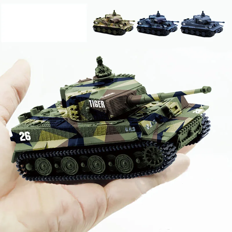 1/72 Радиоуправляемый мини танк тигр боевой пульт дистанционного управления радио