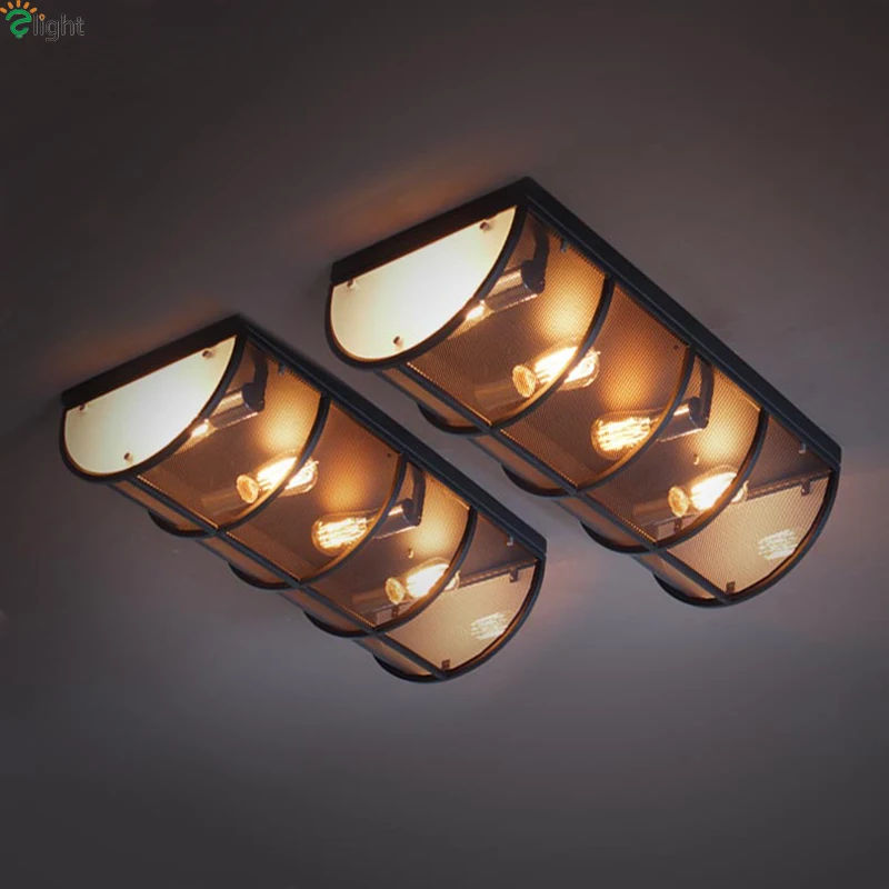 American retro metal LED Luces de techo luminarias dormitorio simple LED techo lámparas loft bar LED lámpara de techo lamparas American retro metal LED Luces de techo luminarias dormitorio simple LED techo lámparas loft bar LED lámpara de techo lamparas