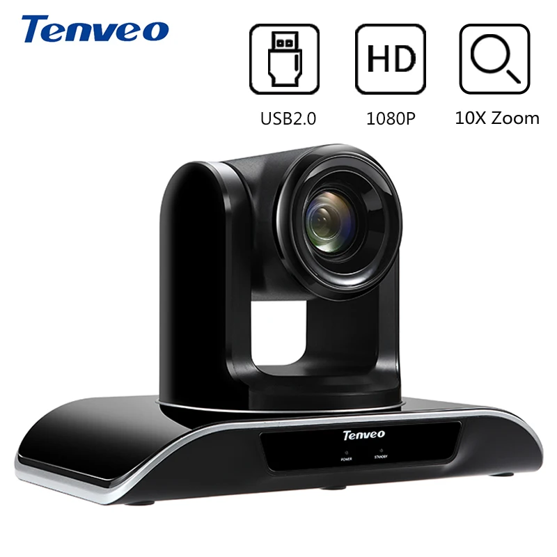 Tenveo VHD202U HD 1080p 2MP 20x Zoom USB PTZ видеокамера для видеоконференций панорамирование