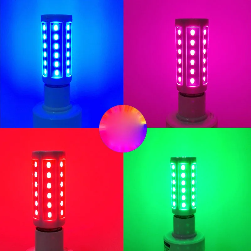 E27 5730 5630 SMD СВЕТОДИОДНЫЙ кукурузная лампа супер яркий 220 В 10 Вт 15 Вт, 20 Вт, 25 Вт, 30 Вт, 40 Вт, 60 Вт, 80 Вт, красный/синий/зеленый/фиолетовый/розовый лампада светодиодный потолочный светильник