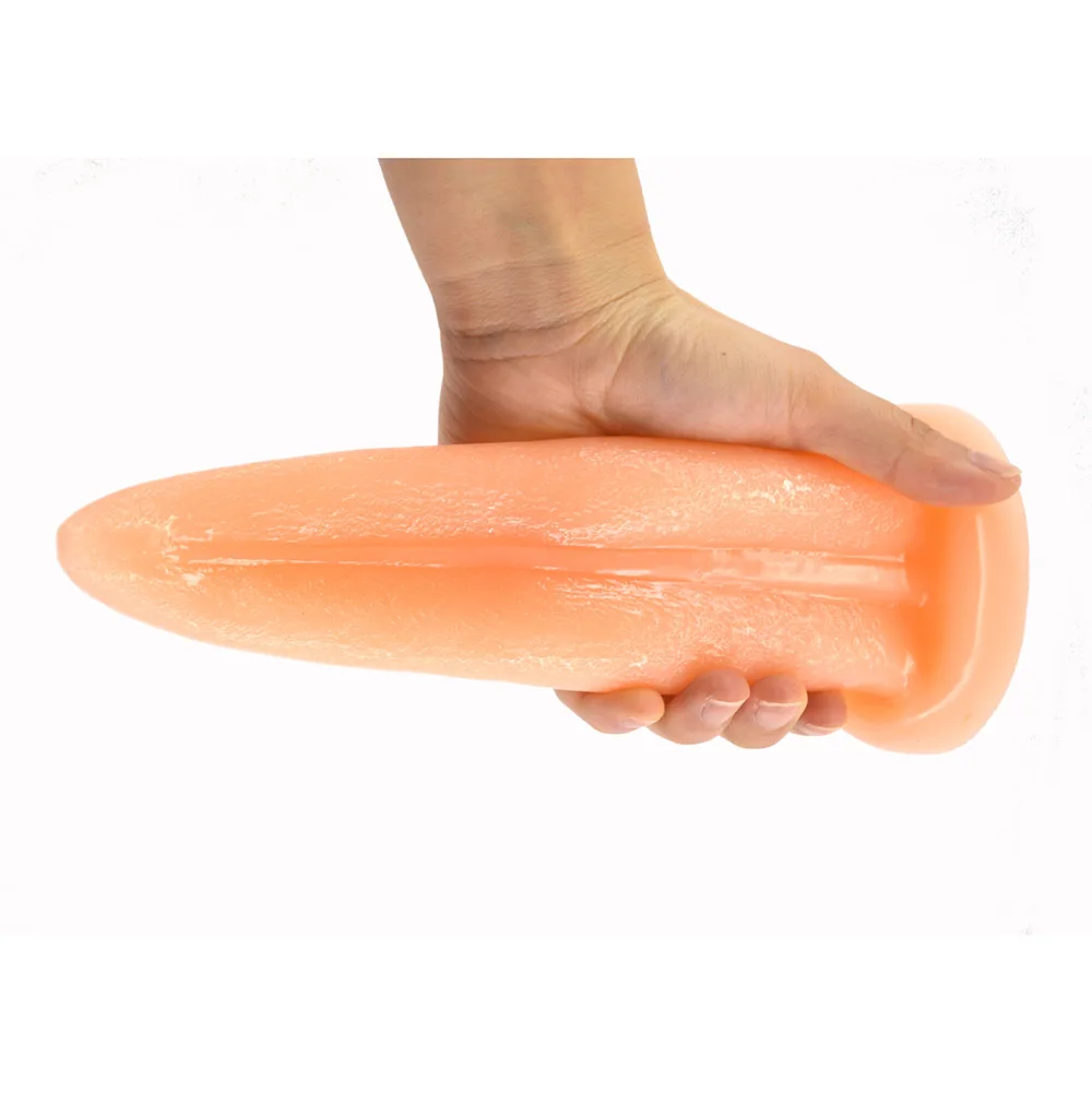 tongue type dildo huge anal plug g spot massage butt plug anal sex toys for women female Masturbation horse dildo sex toys