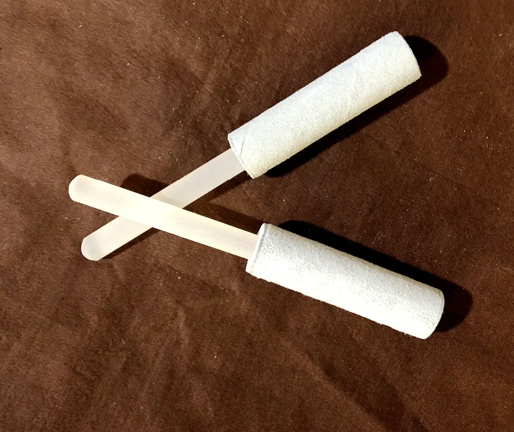 

CVNC 2pcs Crystal & Suede mallet for crystal singing bowl