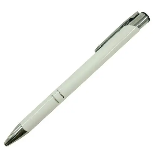 20 шт Персонализированная металлическая шариковая ручка с гравировкой, персонализированный свадебный подарок, свадебный подарок, настраиваемый рекламный подарок - Цвет: White