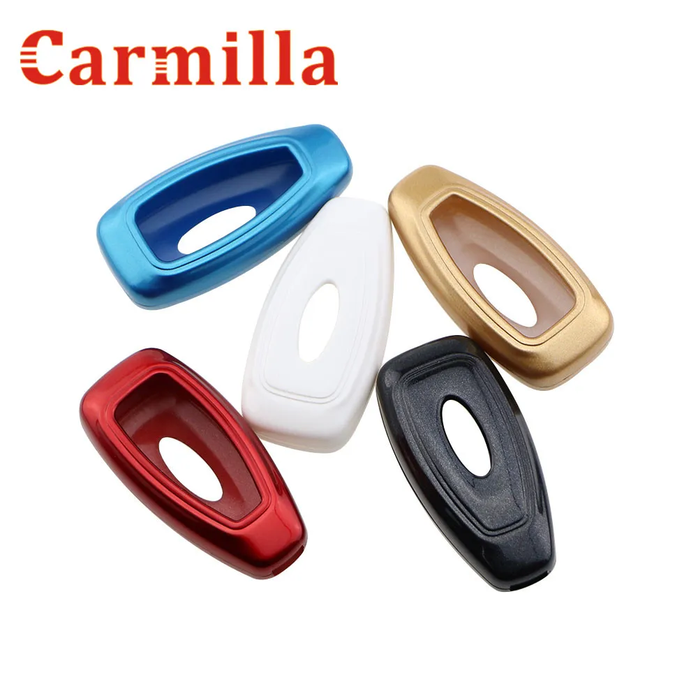 

Carmilla Smart Key Case Car Key Shell ABS Painted Cover for Ford Ecosport Kuga For Focus Fiesta 2013 2014 2015 2016 2017