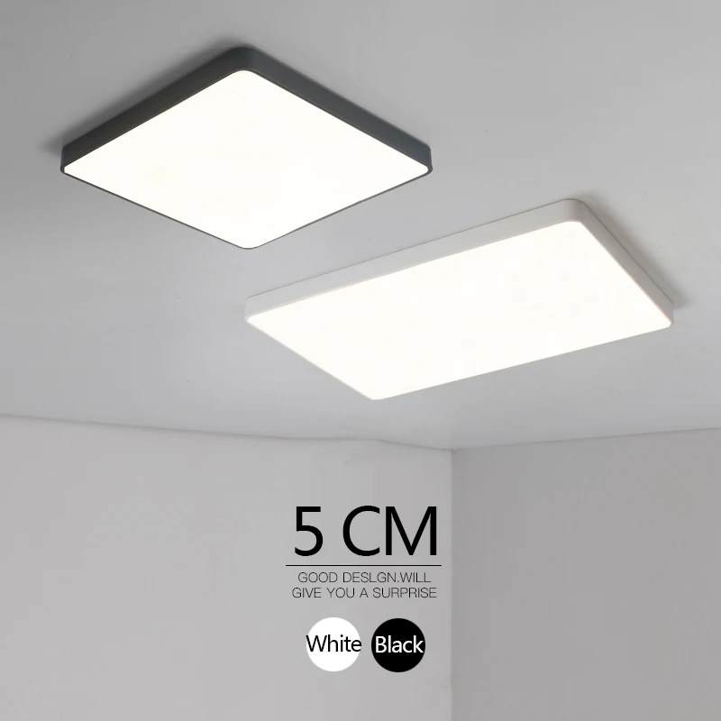 El minimalismo moderno LED luces de techo lámparas de techo Ultra-delgada lámpara de techo dormitorio habitación vestíbulo comedor abajur