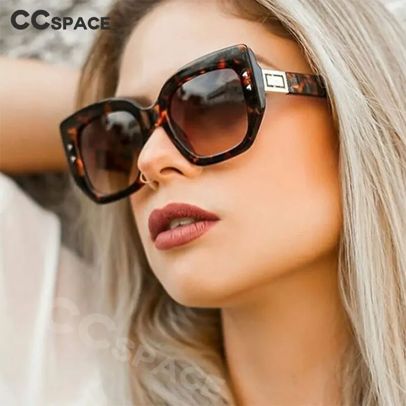 Роскошные квадратные солнцезащитные очки для мужчин и женщин, модные Оттенки UV400, винтажные очки 47628