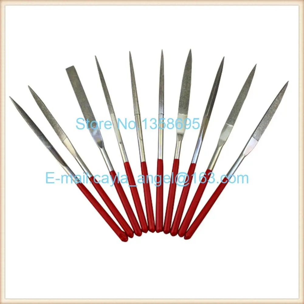 10pcs*160mm*4mm Needle Files Set Jewelers Diamond Wood Carving Craft