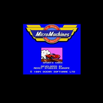 

Micro Machines 16 bit Big Gray Game Card For NTSC Game Player Drop Shipping