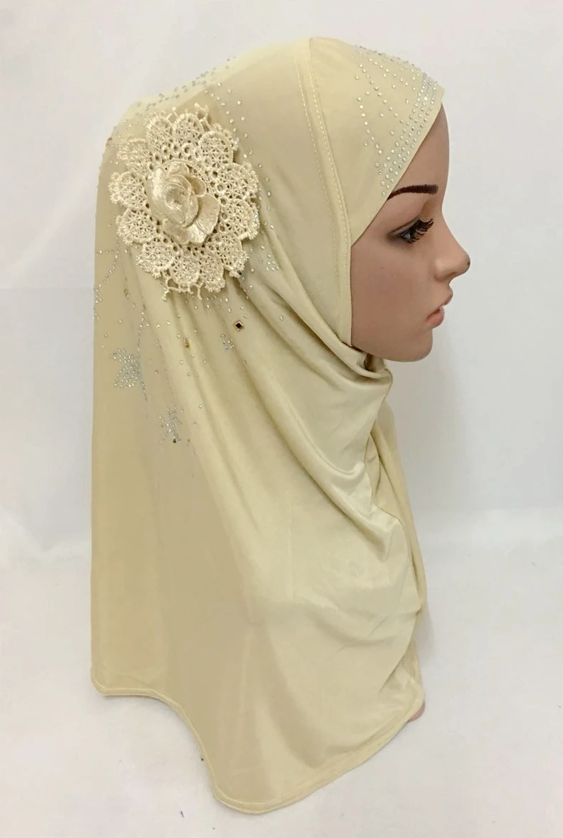 Распродажа Softy мусульманская накидка Merly удобный мусульманский хиджаб с цветком - Цвет: 11