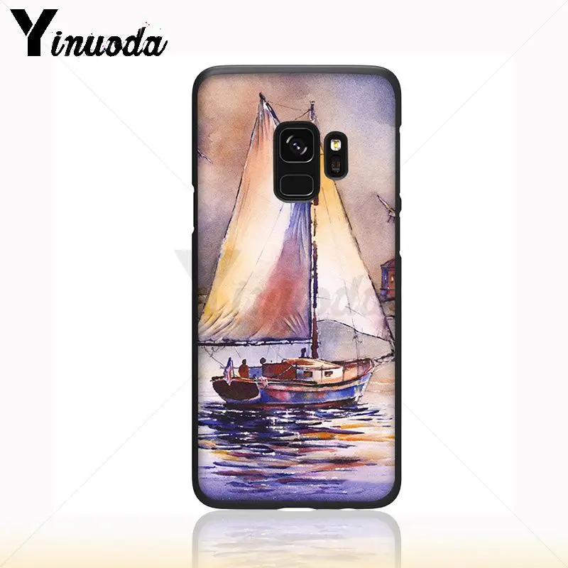 sunset boat Oil Painting
