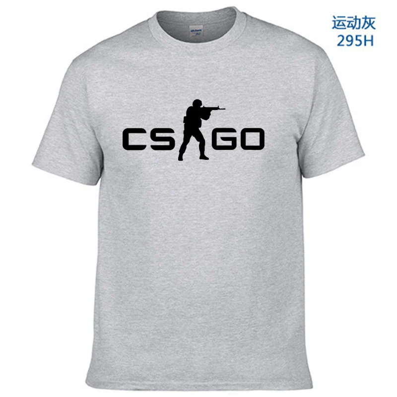 Мужская футболка Cs Go 2018 Counter Strike с глобальным нападением CSGO повседневная мужская