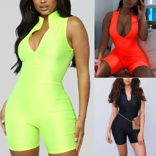 neon color jumpsuit