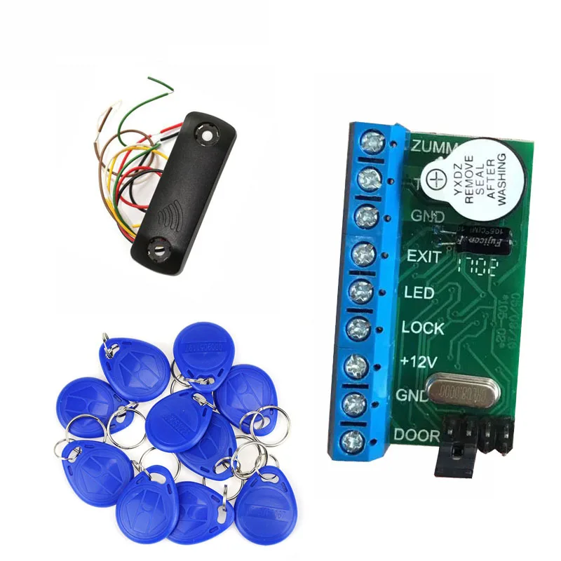 

Standalone access control panel mini 12V rfid reader wiegand 26 control card readers