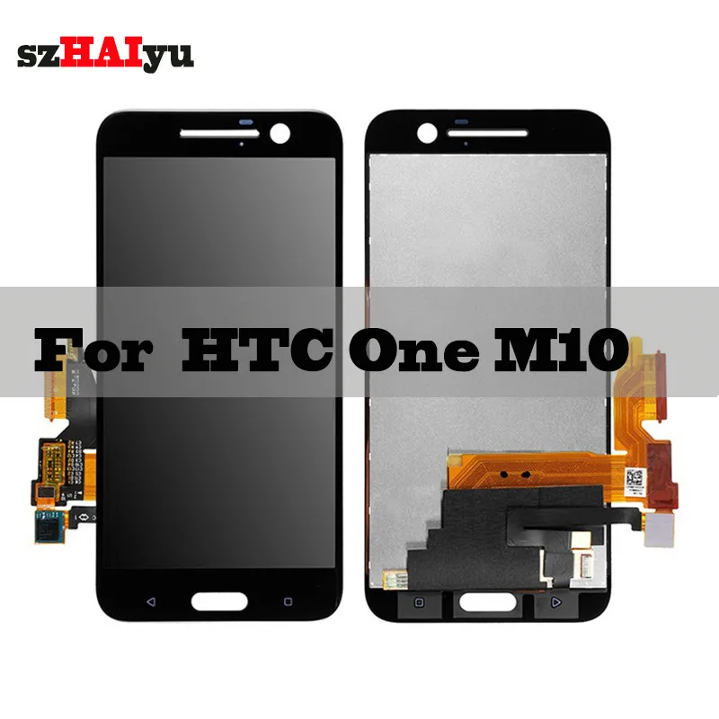 

SZHAIYU 2560x1440 5.2'' LCD For HTC One M10 LCD Display Touch Screen Digitizer Panel Replacement parts Assembly