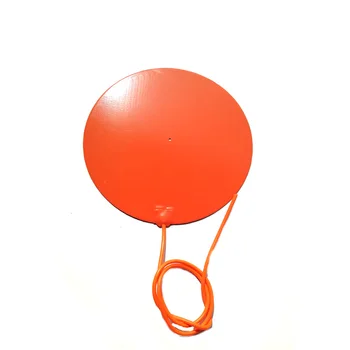 

Diameter 300*1.5mm Round heat bed for 3d printer 24v 280w adhesive 1 side 4mm hole center 1000mm silicone lead wire