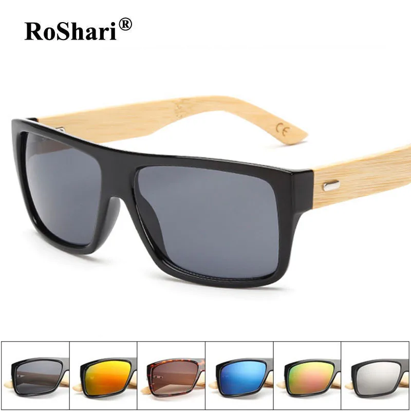 

Vintage Wooden Sunglasses Men women Mirrored Bamboo Driving sun glasses for men UV400 Outdoor Goggles lentes de sol hombre